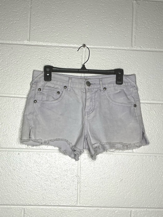 Free People Pants - < Free People Lilac Cut-Off Mid Rise Shorts Size 27” >